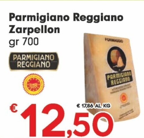Zarpellon parmigiano reggiano offerta di Despar