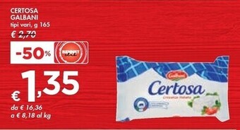 Galbani certosa