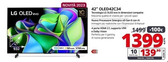 Lg 42'' oled42c34