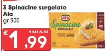 Despar Aia 3 spinacine surgelate offerta