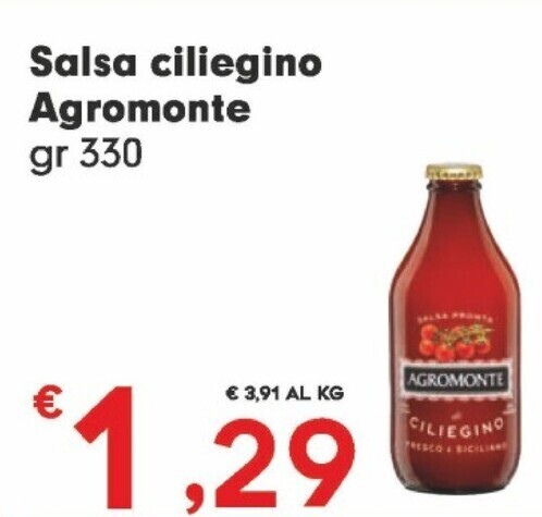 Despar Agromonte salsa ciliegino offerta