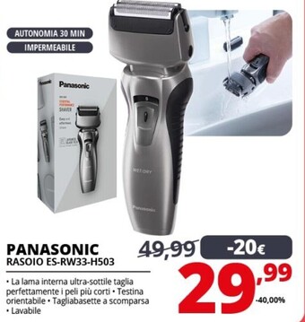 Comet Panasonic rasoio es-rw33-h503 offerta