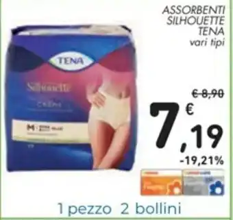 Spazio Conad Tena Silhouette Assorbenti offerta