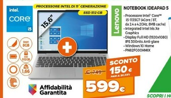 Expert Lenovo Notebook Ideapad 5 offerta