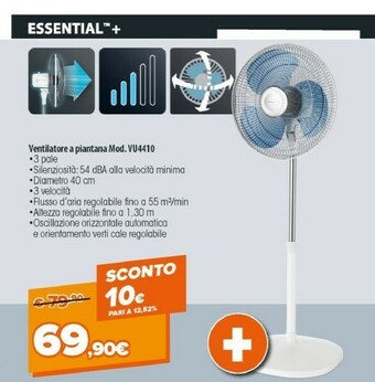 Expert Rowenta VU4410 Essential+ Bianco offerta