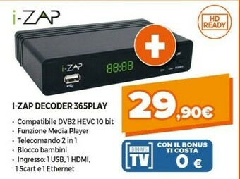 Expert I-Zap Decoder 365Play offerta