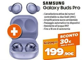 Expert Samsung Galaxy Buds Pro Cuffia Auricolare Bluetooth Viola offerta
