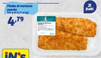 Filetto di merluzzo panato