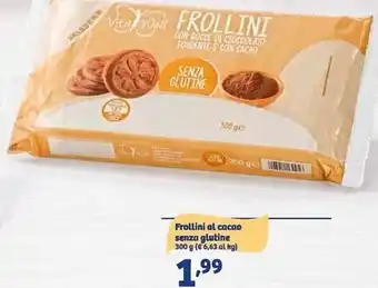 In'S Mercato Vita well frollini al cacao senza glutine offerta