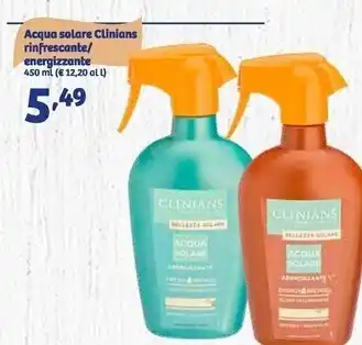 In'S Mercato Clinians acqua solare rinfrescante offerta