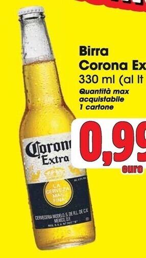 Carrefour Market Corona extra birra offerta