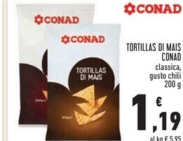 Conad Conad tortillas di mais offerta