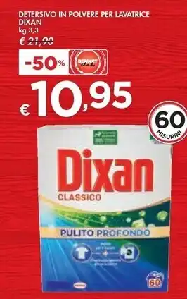 Dixan detersivo in polvere per lavatrice