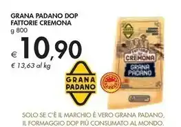 Bennet Fattorie cremona grana padano dop offerta