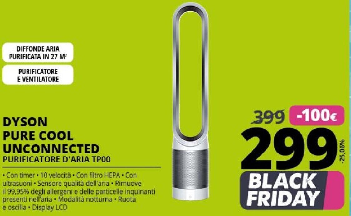 Comet Dyson pure cool unconnected offerta