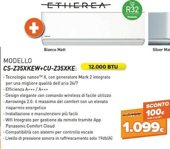 Expert Panasonic CS-Z35XKEW + CU-Z35XKE offerta