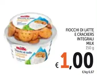 Spazio Conad Milk Fiocchi di Latte e Crackers Integrali 150g offerta