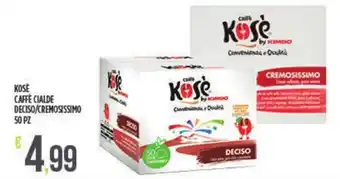 KOSÈ CAFFÈ CIALDE DECISO/CREMOSISSIMO 50 PZ