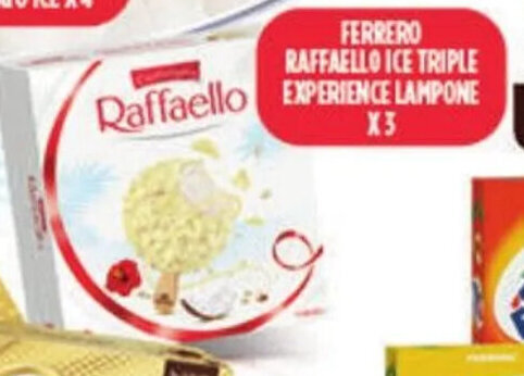 Euroesse FERRERO RAFFAELLO ICE TRIPLE EXPERIENCE LAMPONE X3 offerta