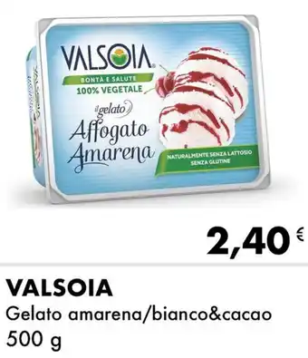 VALSOIA Gelato amarena/bianco&cacao 500 g