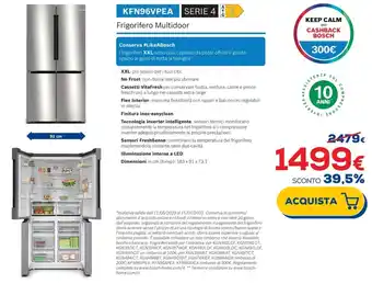 Bosch Frigorifero Multidoor KFN96VPEA SERIE 4