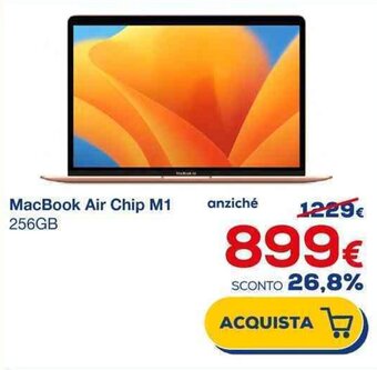 MacBook Air Chip M1 256GB