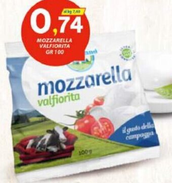 Vivo Supermercati MOZZARELLA VALFIORITA GR 100 offerta