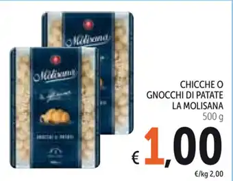 Spazio Conad La Molisana Chicche o Gnocchi di Patate 500g offerta