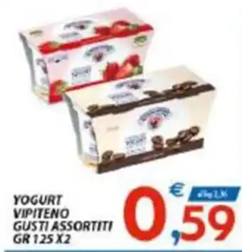 YOGURT VIPITENO GUSTI ASSORTITI GR 125 X2