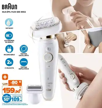 Expert BRAUN SILK-ÉPIL FLEX SES 9002 offerta
