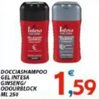 Vivo Supermercati DOCCIASHAMPOO GEL INTESA GINSENG ODOURBLOCK ML 250 offerta