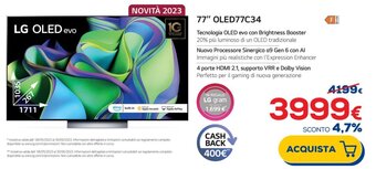LG OLED evo 77" OLED77C34