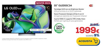 LG OLED evo 55" OLED55C34