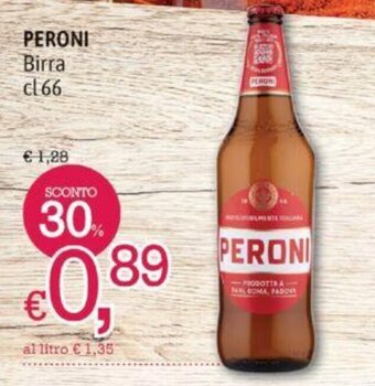 A&O PERONI Birra cl 66 offerta