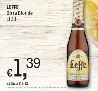 A&O LEFFE Birra Blonde cl 33 offerta