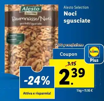 Lidl Alesto Selection Noci sgusciate offerta