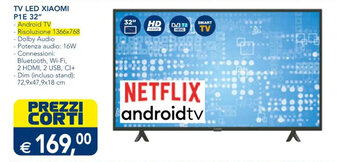 Esselunga TV LED XIAOMI P1E 32" offerta
