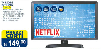 TV LED LG 24TQ510S