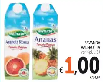 Spazio Conad Valfrutta Bevanda 1,5l offerta