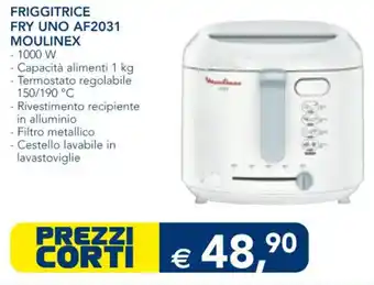 Esselunga FRIGGITRICE FRY UNO AF2031 MOULINEX offerta