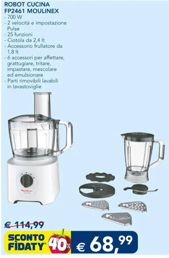 Esselunga ROBOT CUCINA FP2461 MOULINEX offerta