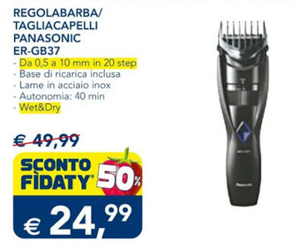 REGOLABARBA/ TAGLIACAPELLI PANASONIC ER-GB37