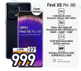 Unieuro OPPO Find X5 Pro 5G offerta