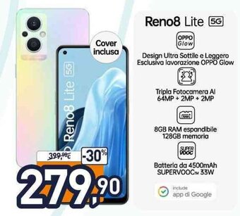 Unieuro Oppo Reno8 Lite 5G offerta