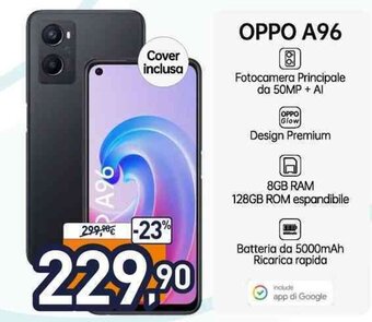 Unieuro OPPO A96 offerta