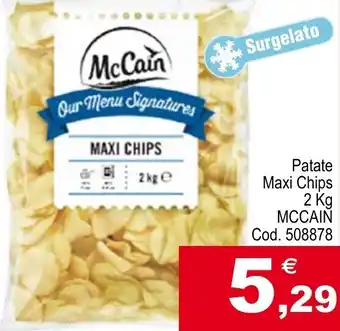 Centro Cash Patate Maxi Chips 2 Kg MCCAIN offerta