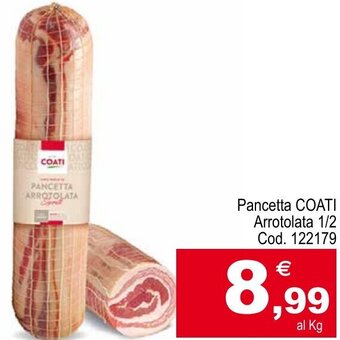 Centro Cash Pancetta COATI Arrotolata 1/2 offerta
