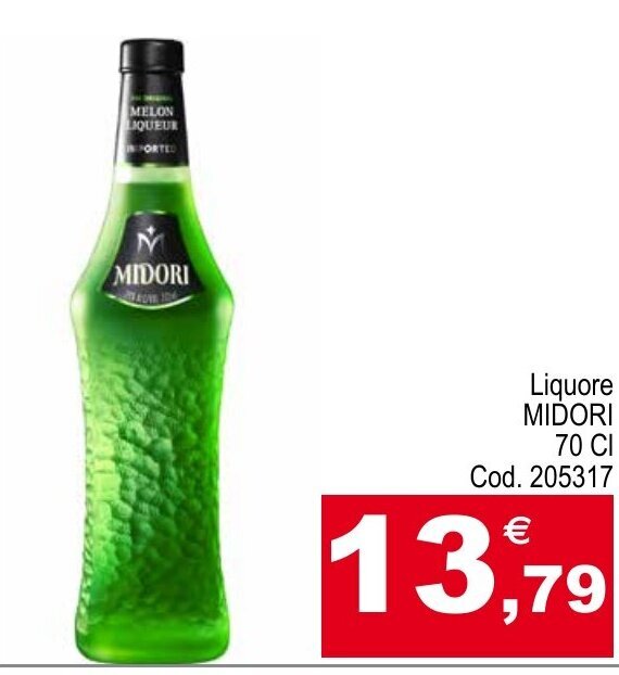 Centro Cash Liquore MIDORI 70 CI offerta