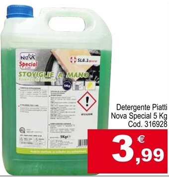 Detergente Piatti Nova Special 5 Kg