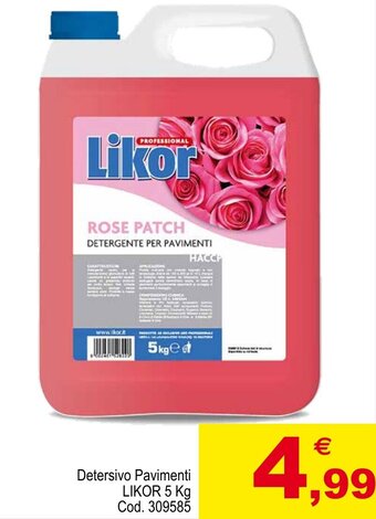 Detersivo Pavimenti LIKOR 5 Kg
